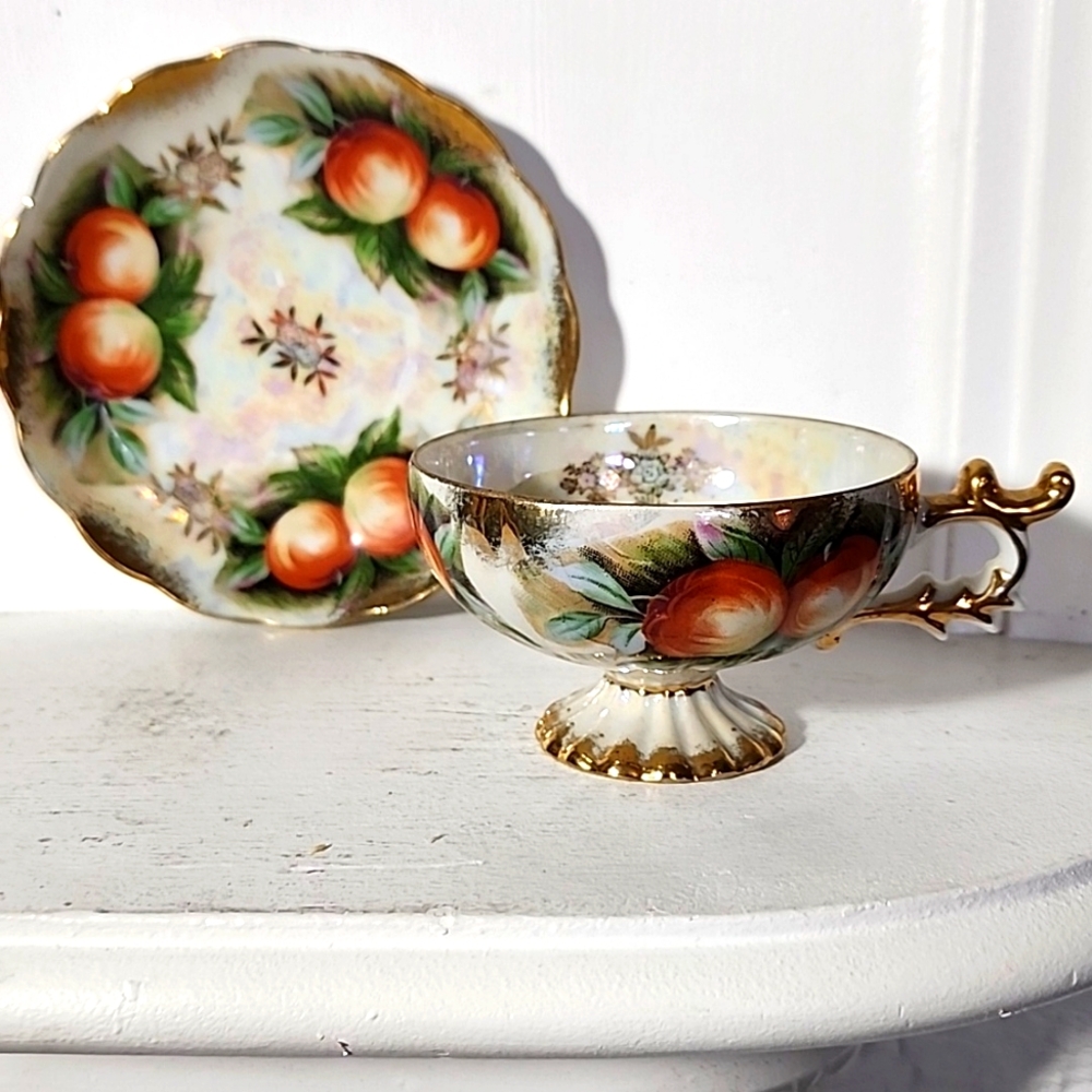 vintage Royal Sealy China tea cup and saucer, from the 1950s, made in Ja…